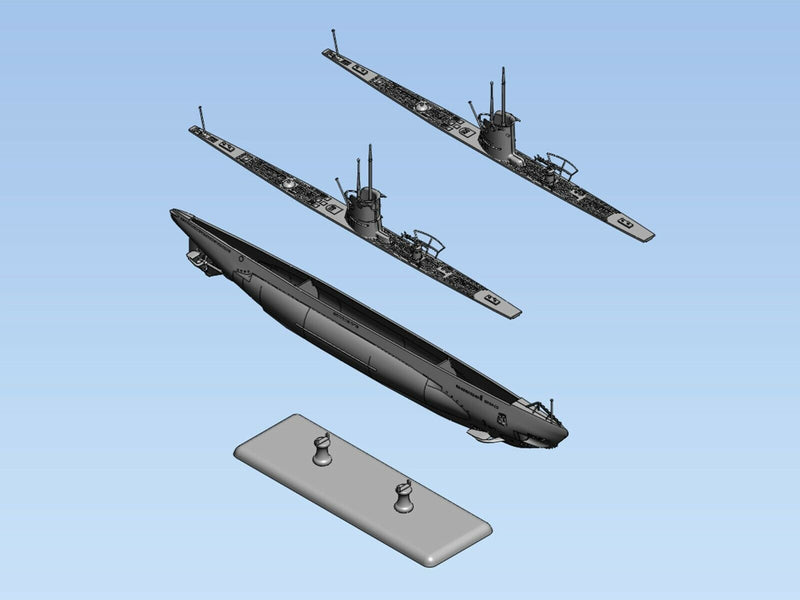 ICMS009 - 1/144 ICM U-Boat Type IIB (1939), German Submarine