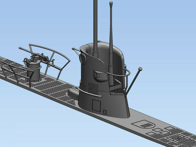 ICMS009 - 1/144 ICM U-Boat Type IIB (1939), German Submarine