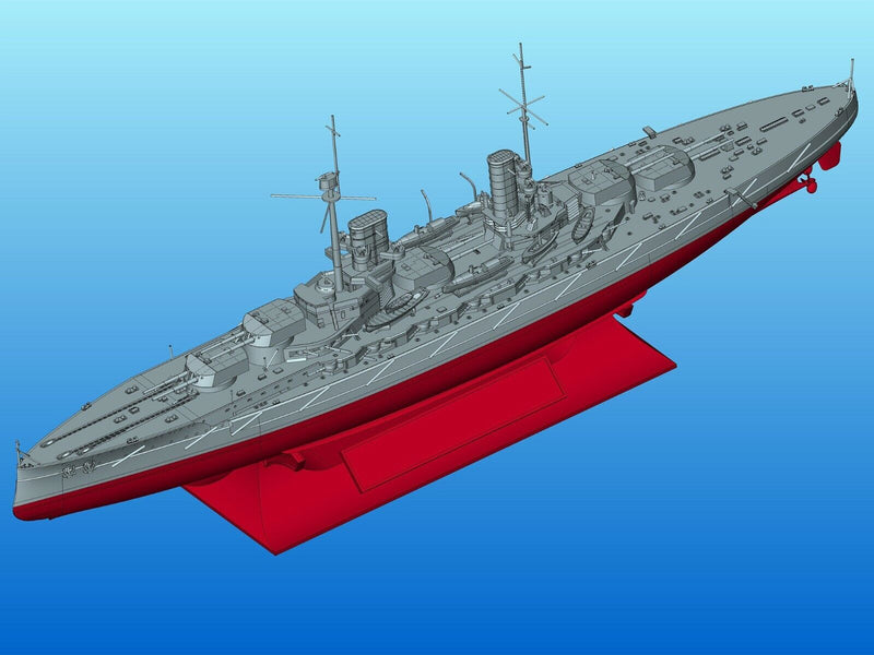 ICMS016 - 1/700 ICM Kronprinz (full hull & waterline), WWI German Battleship