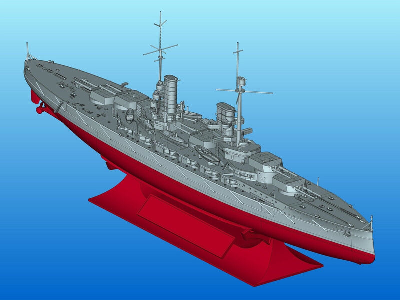 ICMS016 - 1/700 ICM Kronprinz (full hull & waterline), WWI German Battleship