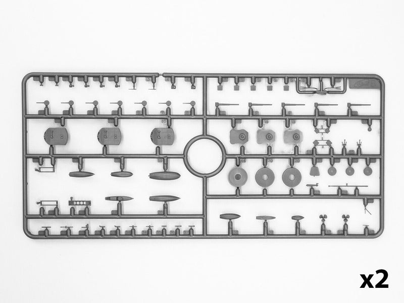 ICMS016 - 1/700 ICM Kronprinz (full hull & waterline), WWI German Battleship