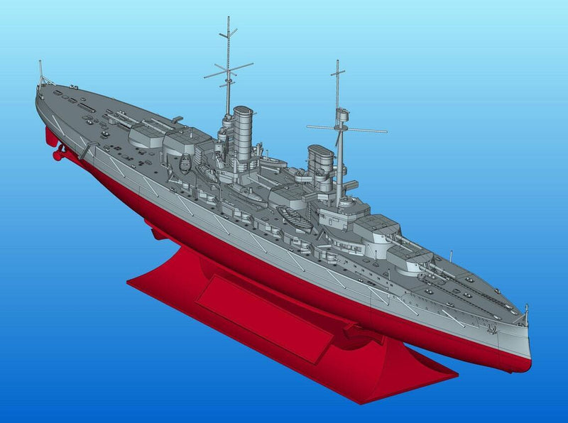 ICMS017 - 1/700 ICM Markgraf (full hull & waterline), WWI German Battleship