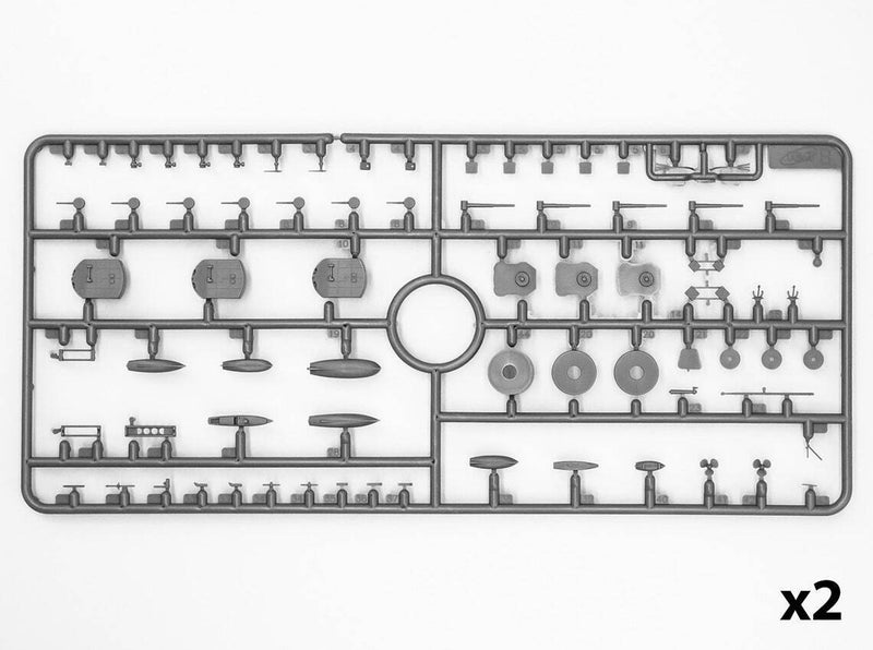 ICMS017 - 1/700 ICM Markgraf (full hull & waterline), WWI German Battleship