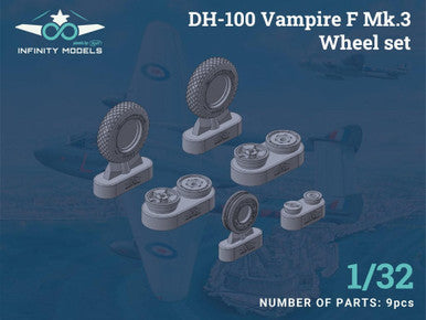 1/32 Infinity Models Vampire F Mk.3 Wheel set