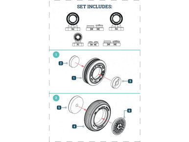 1/32 Infinity Models Vampire FB Mk.5 Wheel set