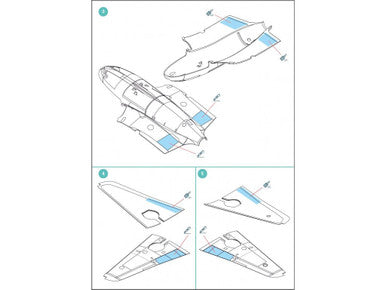 1/32 Infinity Models Vampire landing flaps and air brakes