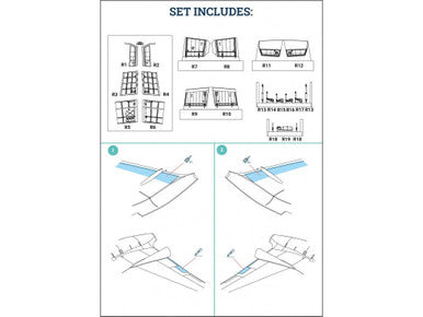 1/32 Infinity Models Vampire landing flaps and air brakes