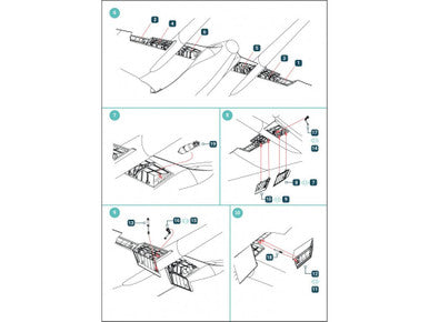 1/32 Infinity Models Vampire landing flaps and air brakes