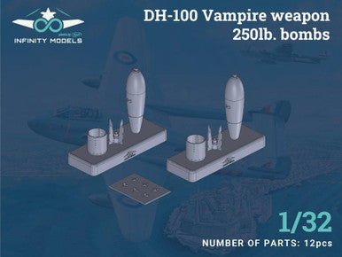 1/32 Infinity Models Vampire weapon - 250lb. bombs