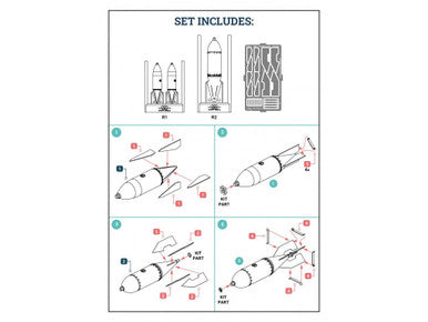 1/32 Infinity Models Weapons set bombs