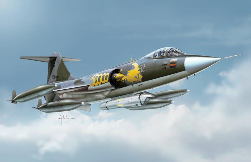 Italeri 1: 72 F-104G Starfighter Model Plane Kit 1296S