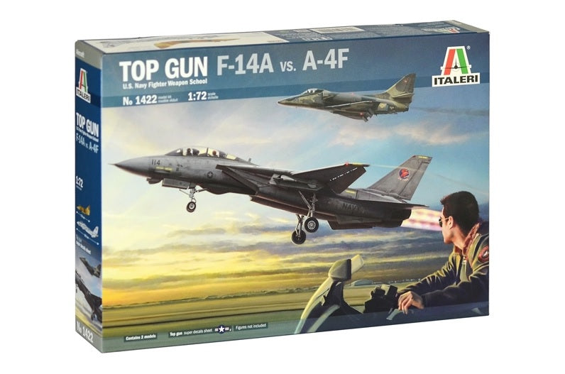 Italeri 1422 "Top Gun" F-14A vs A-4F