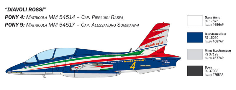 MB-339 60th P.A.N. anniversary 3 Plane set