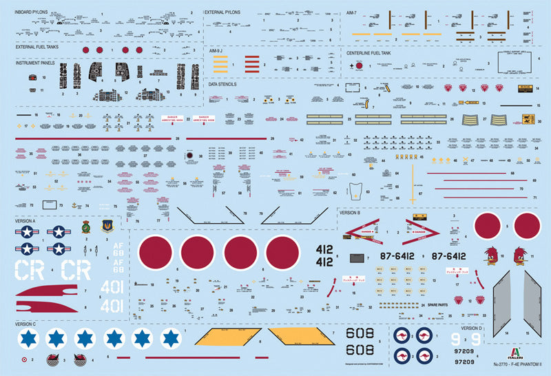 Italeri 2770S 1: 48 - F-4E Phantom II