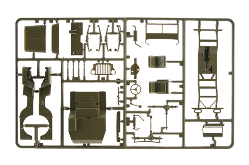 Italeri Models 1/35 Willys Jeep & Trailer Kit 0314S