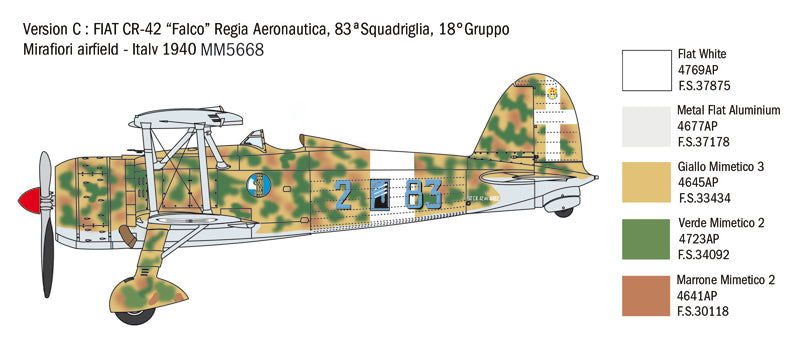 FIAT CR.42 BATTLE OF BRITAIN 80TH ANNIV