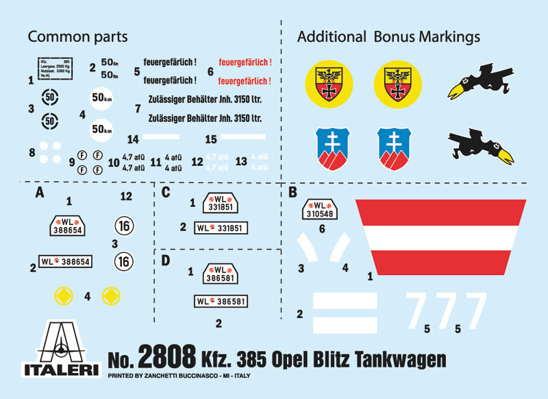 OPEL BLITZ TANKWAGEN KFZ. 385