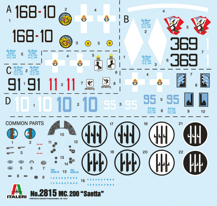 MC 200 SAETTA 1/48