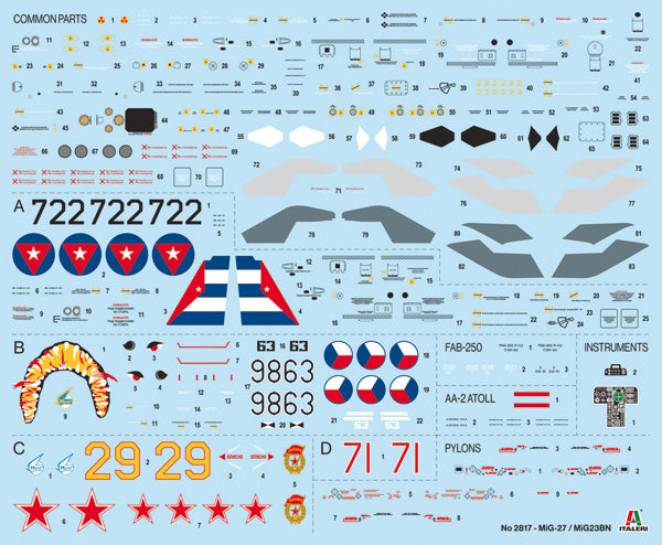 MIG-23BN MIG-27D FLOGGER 1/48