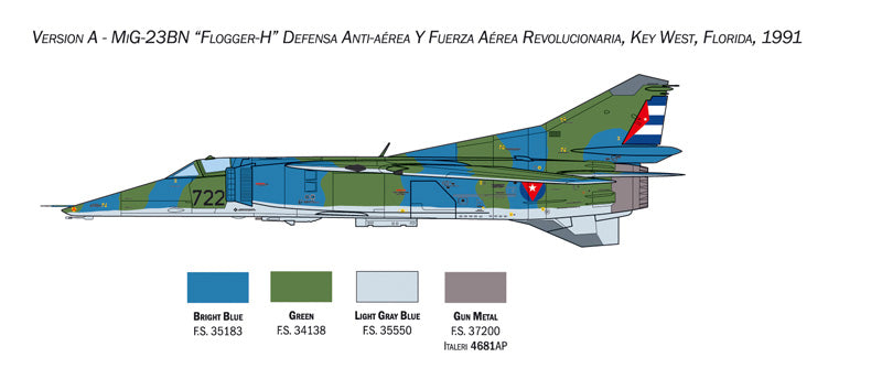 MIG-23BN MIG-27D FLOGGER 1/48