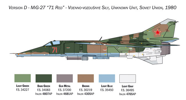 MIG-23BN MIG-27D FLOGGER 1/48