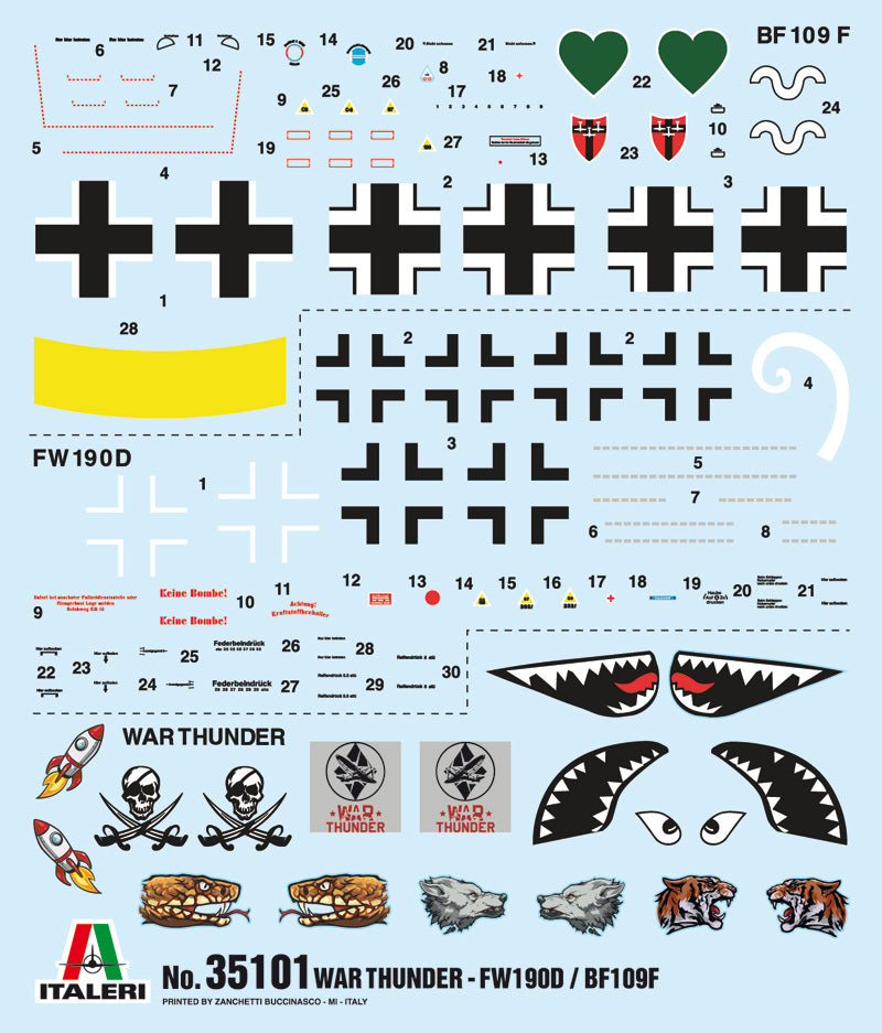 WAR THUNDER: BF109/FW-190 D9