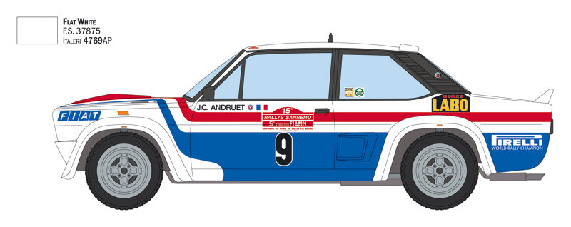 FIAT 131 ABARTH 1977SAN REMO RALLY WINNR