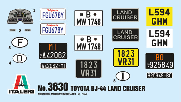 TOYOTA BJ-44 "LAND CRUISER"SOFT/HARD TOP