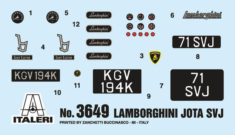 LAMBORGHINI MIURA JOTA SVJ