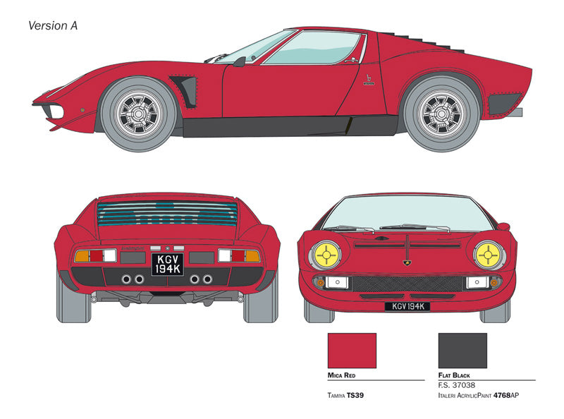 LAMBORGHINI MIURA JOTA SVJ