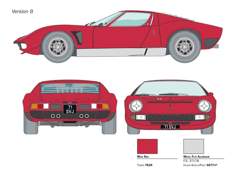 LAMBORGHINI MIURA JOTA SVJ