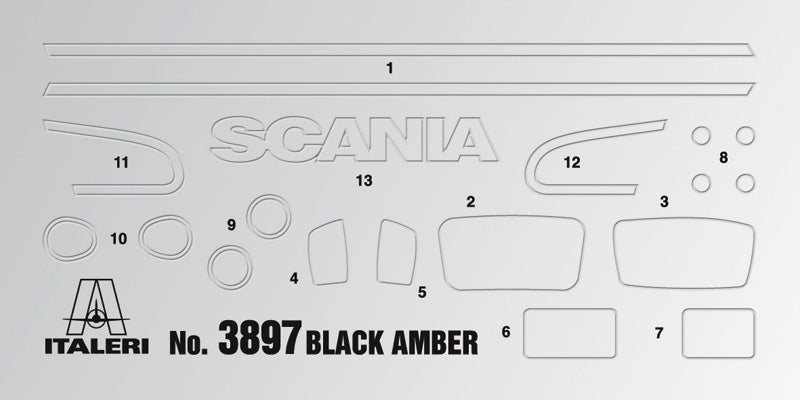 SCANIA R BLACK AMBER