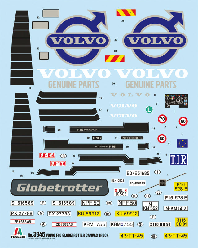 VOLVO F16 GLOBERMASTER CANVAS W/ELEVATOR