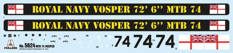 VOSPER 74 WITH CREW