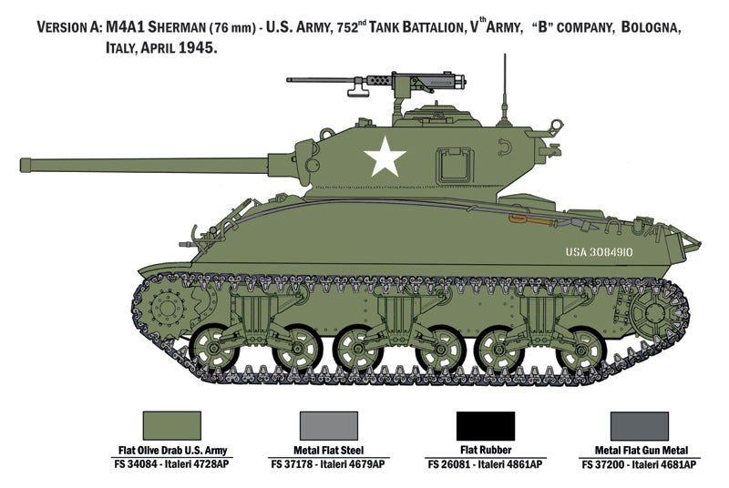 M4A1 SHERMAN WITH U.S. INFANTRY