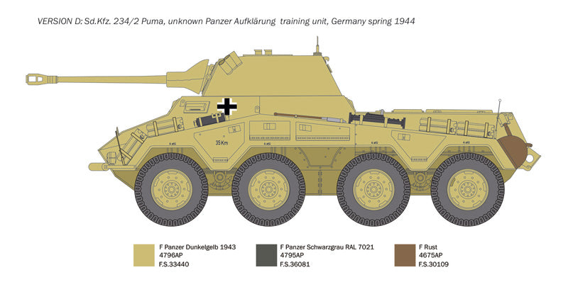 SD.KFZ. 234/2 PUMA 1/35