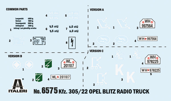 OPEL BLITZ RADIO TRUCK