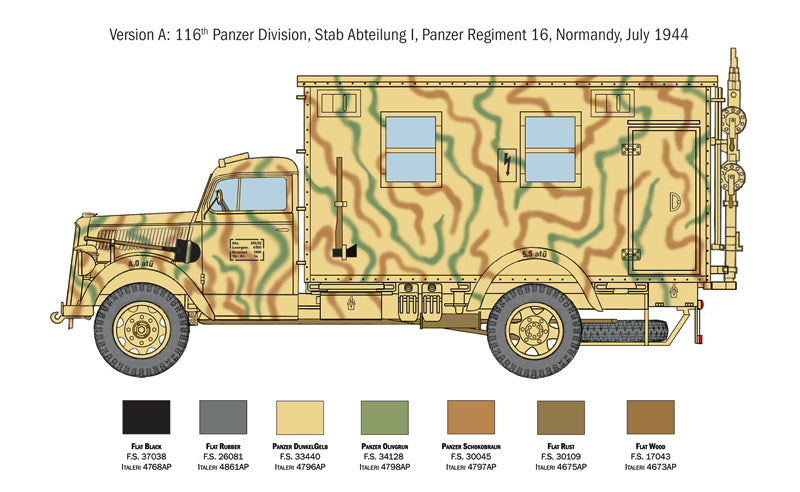 OPEL BLITZ RADIO TRUCK