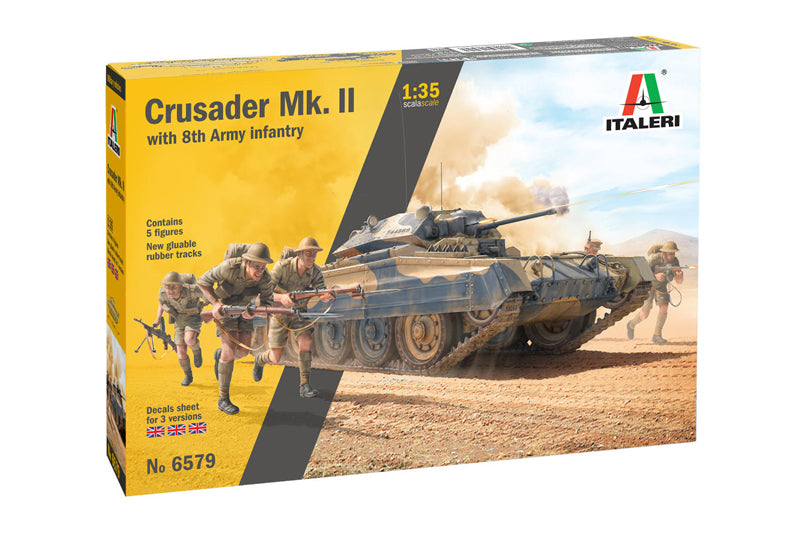 CRUSADER MK.II W/8TH ARMY INFANTRY