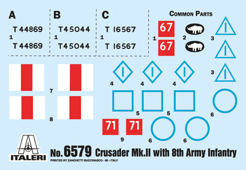 CRUSADER MK.II W/8TH ARMY INFANTRY