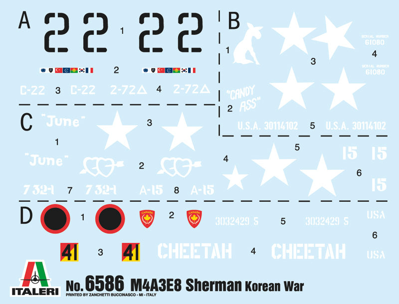 SHERMAN M4A3E8 "KOREAN WAR"