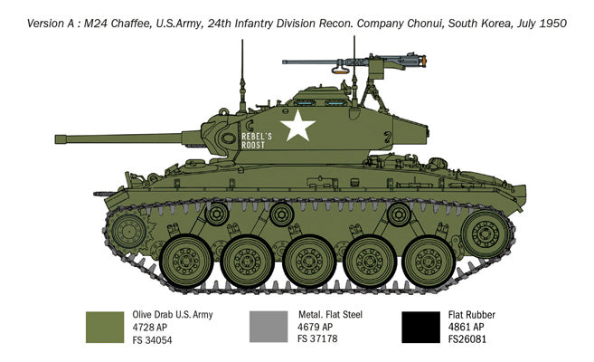 M-24 "CHAFFEE" KOREAN WAR