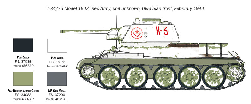 T-34/76 MODEL 1943