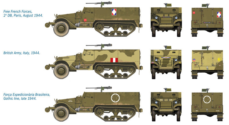 M3A1 HALFTRUCK 2 FAST ASSEM MODELS