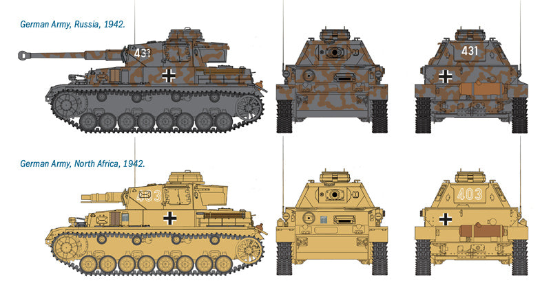 SD.KFZ 161 PZ.KPFW IV F1 (2 FAST ASSY)