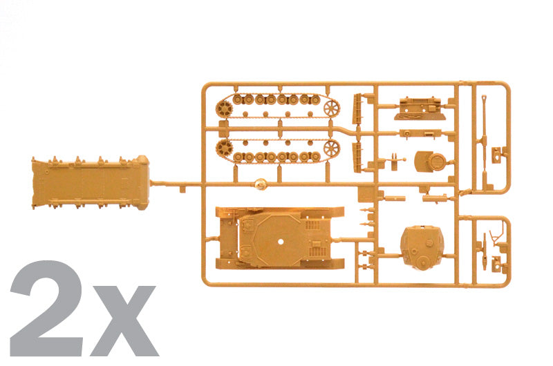 SD.KFZ 161 PZ.KPFW IV F1 (2 FAST ASSY)