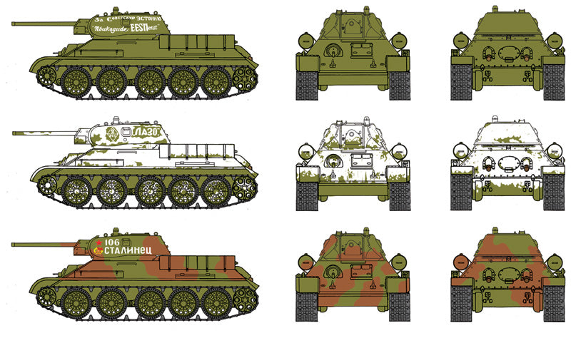 T 34 / 76 m42 (2 FAST ASSEMBLY)