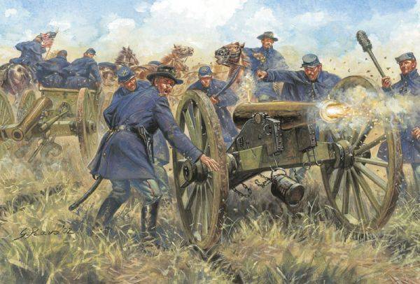 Italeri 1/72 Civil War Union Artilery