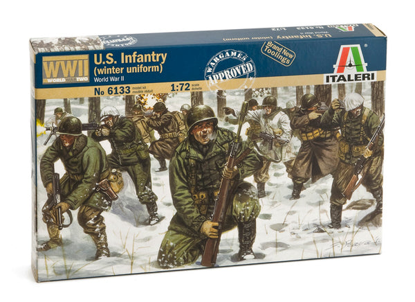 Italeri I6133 510006133 - 1:72 WWII United States Infantry Winter Uniform, Plastic Construction Kit