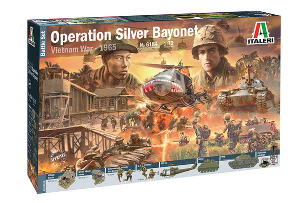 1/72 Vietnam War Operation Silver Bayonet 1965 Battle Set Plastic Model